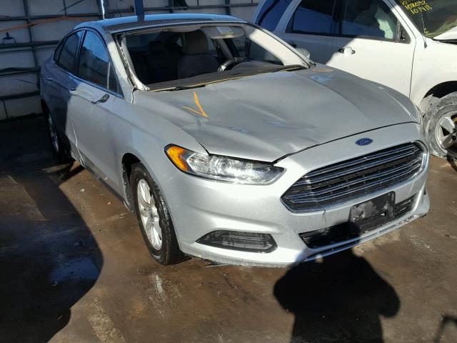 3FA6P0G73GR224095 - 2016 FORD FUSION S SILVER photo 1