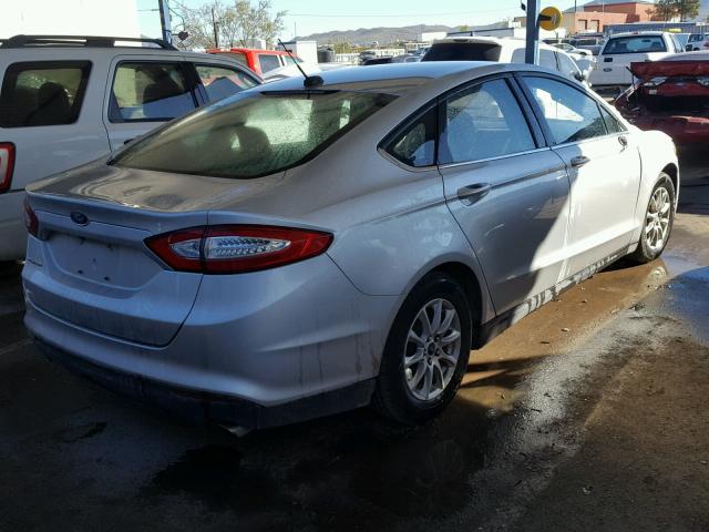 3FA6P0G73GR224095 - 2016 FORD FUSION S SILVER photo 4