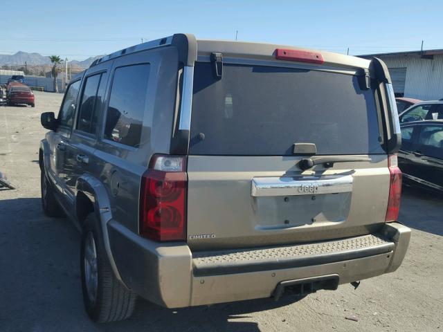 1J8HH58N36C125891 - 2006 JEEP COMMANDER BEIGE photo 3