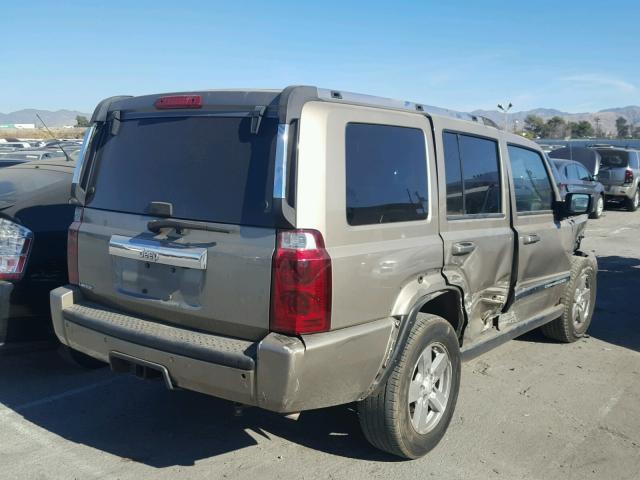 1J8HH58N36C125891 - 2006 JEEP COMMANDER BEIGE photo 4