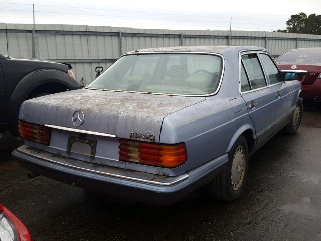 WDBCB34E2MA582292 - 1991 MERCEDES-BENZ 350 SD BLUE photo 4