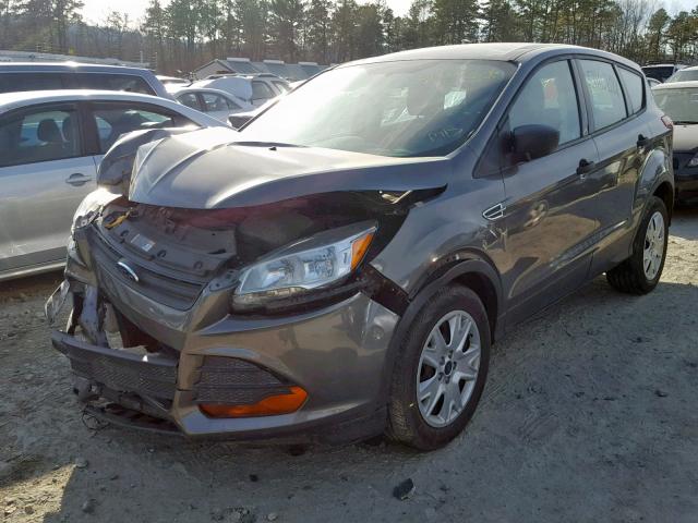 1FMCU0F76DUC29847 - 2013 FORD ESCAPE S GRAY photo 2