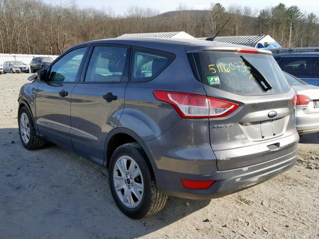 1FMCU0F76DUC29847 - 2013 FORD ESCAPE S GRAY photo 3