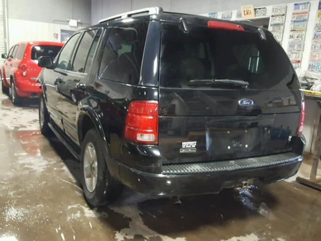 1FMZU74W04UB33452 - 2004 FORD EXPLORER E BLACK photo 3