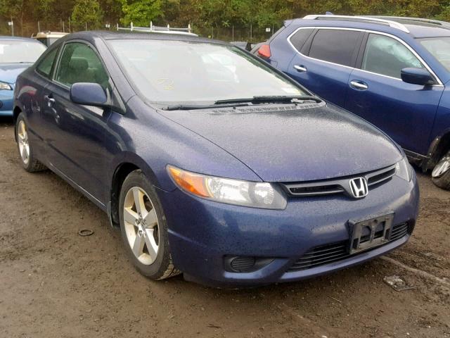 2HGFG11878H561563 - 2008 HONDA CIVIC EX BLUE photo 1