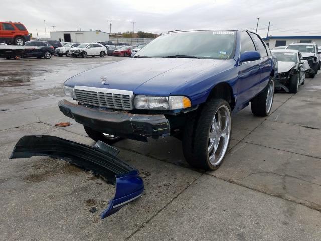 1G1BL52W8SR172640 - 1995 CHEVROLET CAPRICE CL BLUE photo 2