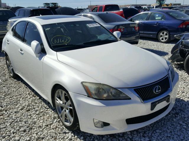 JTHBF5C23A5118760 - 2010 LEXUS IS 250 WHITE photo 1