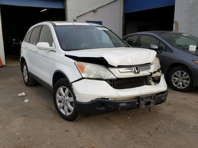 5J6RE48787L014958 - 2007 HONDA CR-V EXL WHITE photo 1