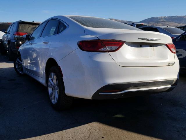 1C3CCCAB8FN721852 - 2015 CHRYSLER 200 LIMITE WHITE photo 3