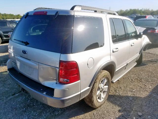 1FMZU63K35UB11357 - 2005 FORD EXPLORER X SILVER photo 4