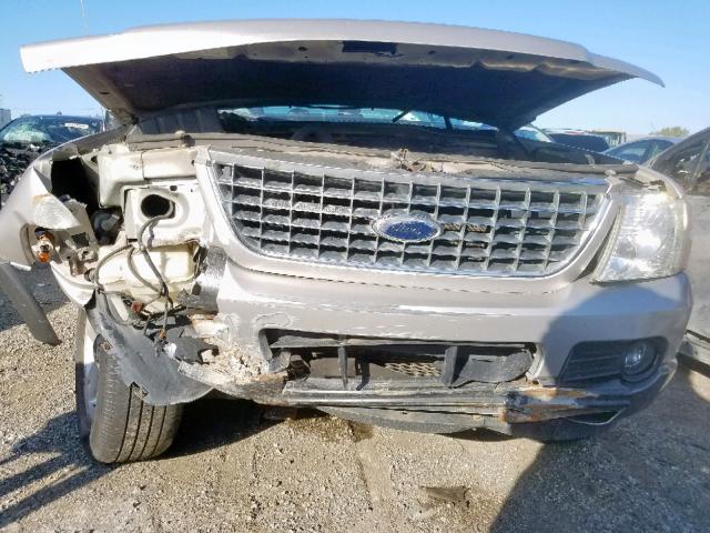 1FMZU63K35UB11357 - 2005 FORD EXPLORER X SILVER photo 9