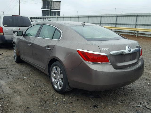 1G4GC5ED7BF116354 - 2011 BUICK LACROSSE C BROWN photo 3