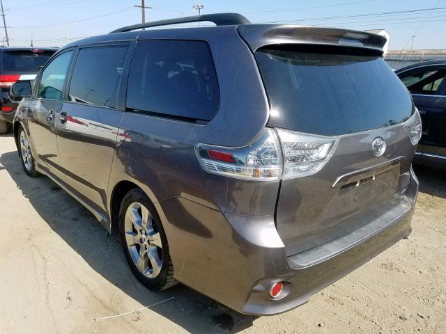 5TDXK3DC6BS050397 - 2011 TOYOTA SIENNA SPO CHARCOAL photo 3