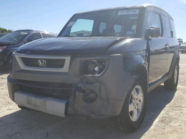 5J6YH28554L005491 - 2004 HONDA ELEMENT EX BLACK photo 9