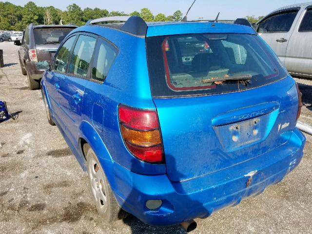 5Y2SL65827Z425243 - 2007 PONTIAC VIBE BLUE photo 3