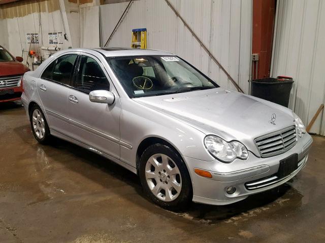 WDBRF92H06F807734 - 2006 MERCEDES-BENZ C 280 4MAT SILVER photo 1