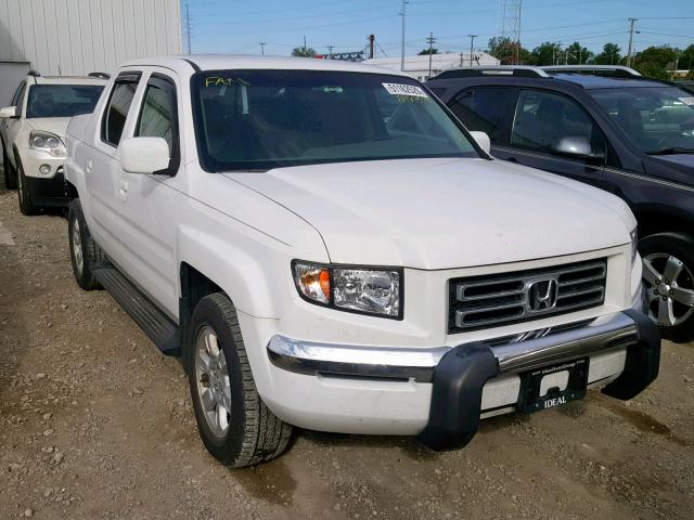 2HJYK16486H547823 - 2006 HONDA RIDGELINE WHITE photo 1