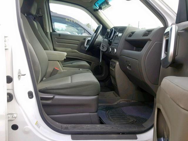 2HJYK16486H547823 - 2006 HONDA RIDGELINE WHITE photo 5