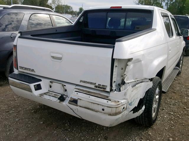 2HJYK16486H547823 - 2006 HONDA RIDGELINE WHITE photo 9