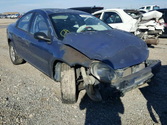 1B3ES26C53D131565 - 2003 DODGE NEON SE BLUE photo 1