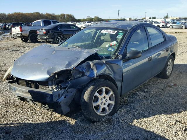 1B3ES26C53D131565 - 2003 DODGE NEON SE BLUE photo 2