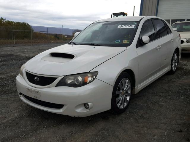 JF1GE75678H500536 - 2008 SUBARU IMPREZA WR WHITE photo 2