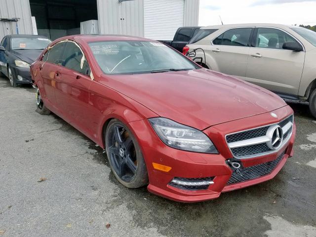 WDDLJ7DB6EA126028 - 2014 MERCEDES-BENZ CLS 550 RED photo 1