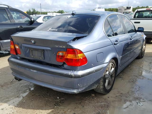 WBAEV534X4KM34582 - 2004 BMW 330 I BLUE photo 4