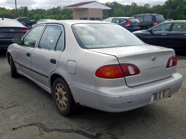 2T1BR12E9YC323381 - 2000 TOYOTA COROLLA VE SILVER photo 3