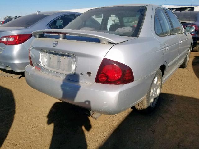 3N1AB51D25L454552 - 2005 NISSAN SENTRA SE- SILVER photo 4