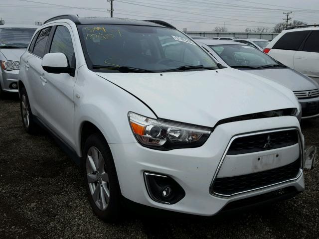 4A4AR4AU2DE007276 - 2013 MITSUBISHI OUTLANDER WHITE photo 1