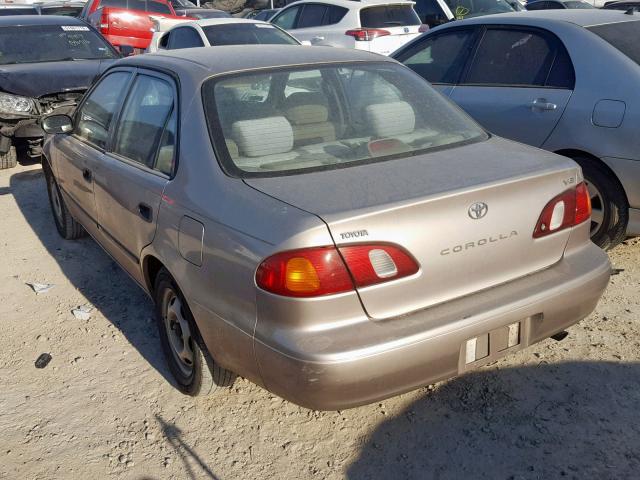 1NXBR12E8YZ391184 - 2000 TOYOTA COROLLA VE SILVER photo 3