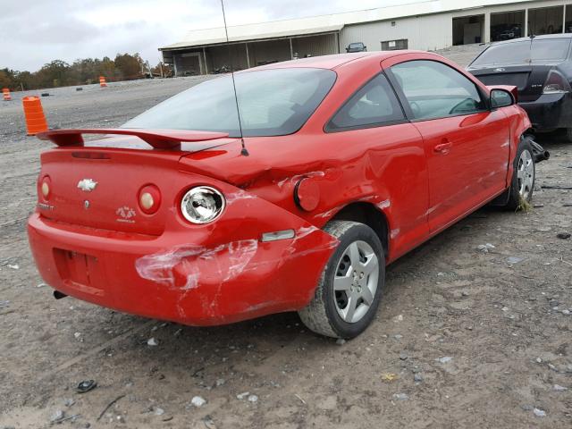 1G1AL18FX77363278 - 2007 CHEVROLET COBALT LT RED photo 4