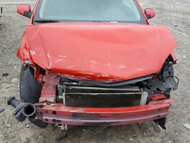 1G1AL18FX77363278 - 2007 CHEVROLET COBALT LT RED photo 7