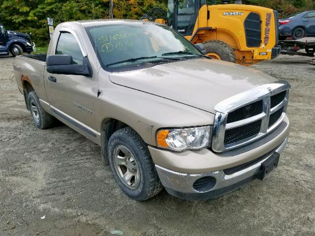 1D7HA16K85J500980 - 2005 DODGE RAM 1500 S GOLD photo 1