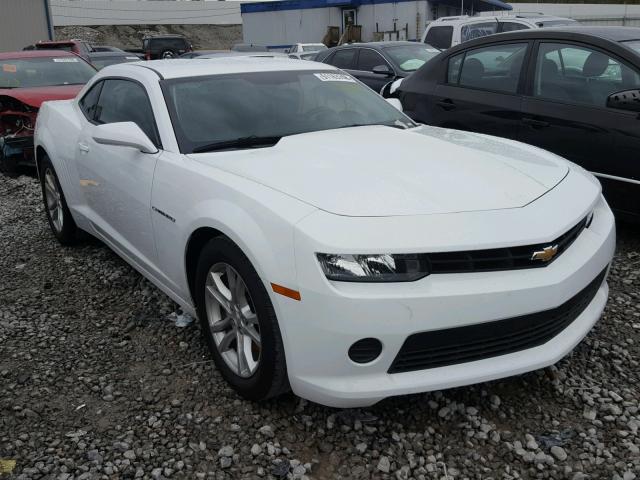 2G1FB1E3XF9187977 - 2015 CHEVROLET CAMARO LS WHITE photo 1