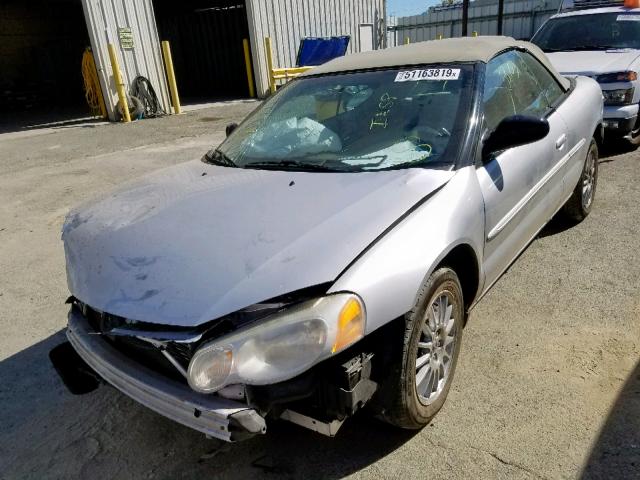 1C3EL55R76N154061 - 2006 CHRYSLER SEBRING TO GOLD photo 2