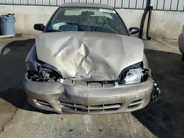 1G1JC524327398400 - 2002 CHEVROLET CAVALIER B BEIGE photo 7