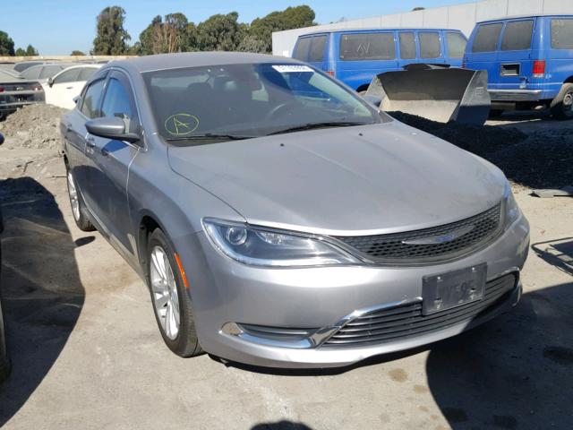 1C3CCCAB5GN111053 - 2016 CHRYSLER 200 LIMITE SILVER photo 1