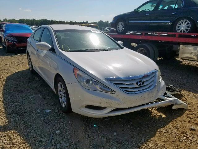 5NPEB4AC0CH391139 - 2012 HYUNDAI SONATA GLS WHITE photo 1