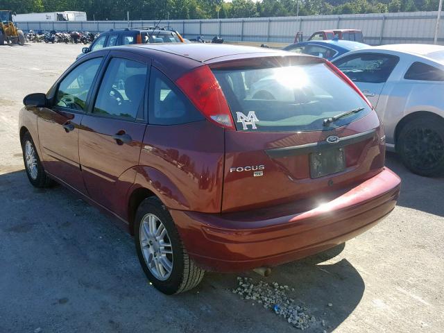 1FAFP37N56W225485 - 2006 FORD FOCUS ZX5 MAROON photo 3