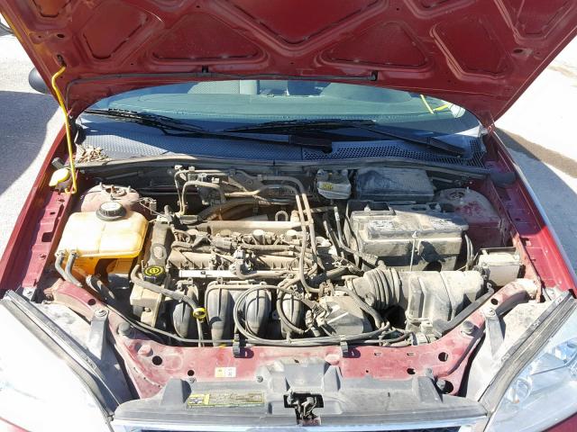 1FAFP37N56W225485 - 2006 FORD FOCUS ZX5 MAROON photo 7