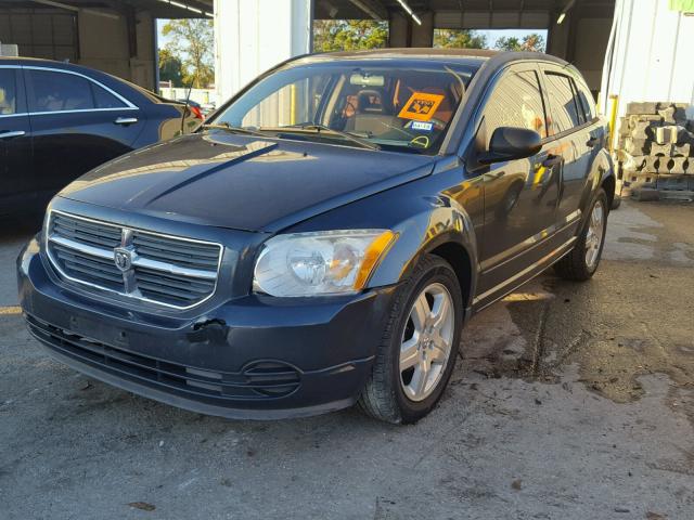 1B3HB48B18D723422 - 2008 DODGE CALIBER SX BLUE photo 2