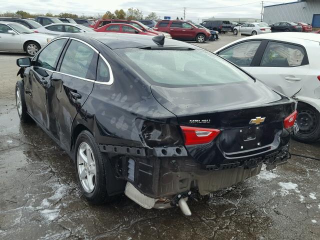 1G1ZB5ST0JF126758 - 2018 CHEVROLET MALIBU LS 黑色 照片 3