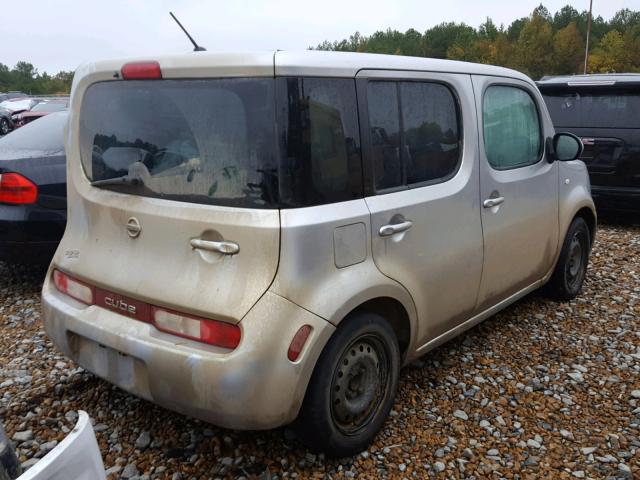 JN8AZ2KR1BT203373 - 2011 NISSAN CUBE BASE SILVER photo 4