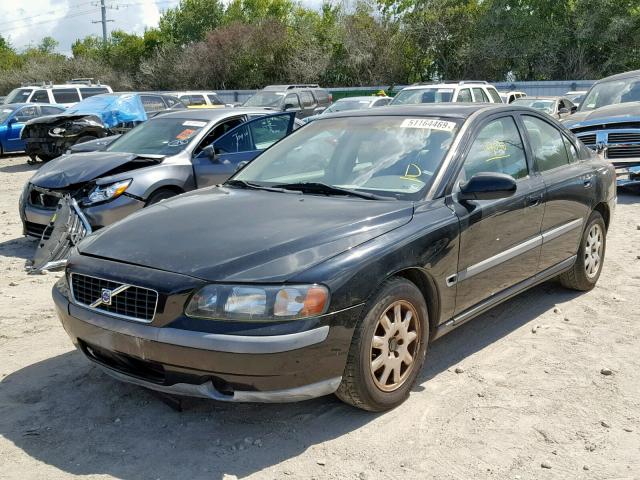 YV1RS61N912004370 - 2001 VOLVO S60 BLACK photo 2