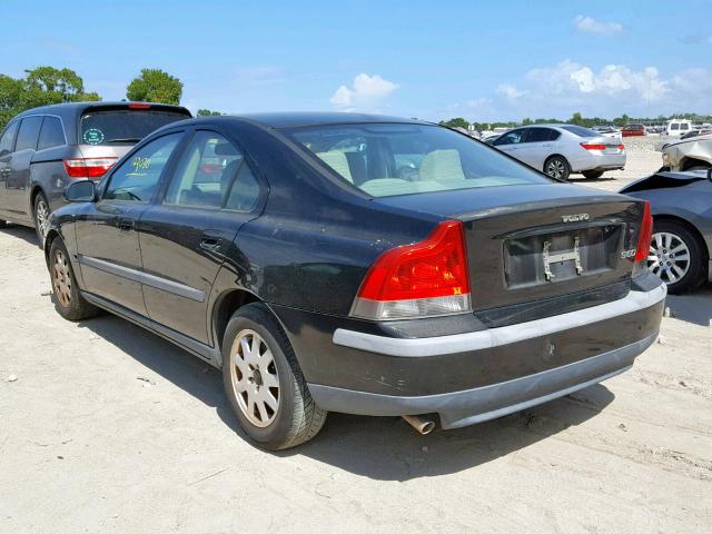 YV1RS61N912004370 - 2001 VOLVO S60 BLACK photo 3