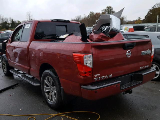 1N6AA1C53HN551226 - 2017 NISSAN TITAN SV RED photo 3