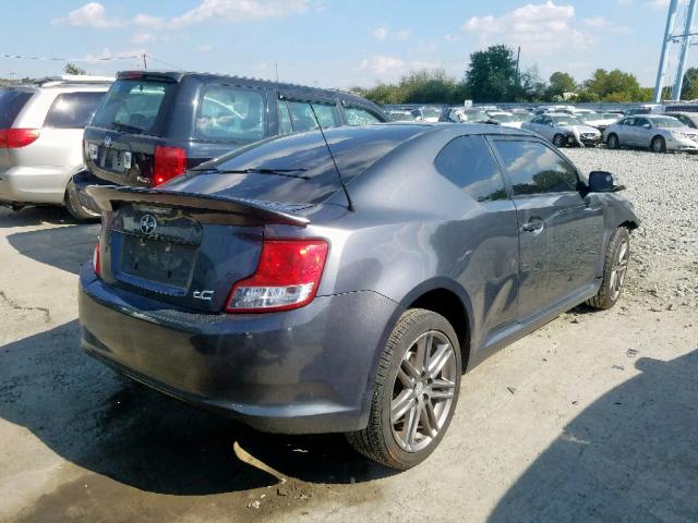 JTKJF5C73B3003929 - 2011 TOYOTA SCION TC ნაცრისფერი ფოტო 4