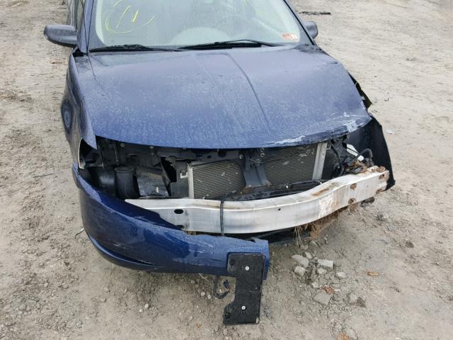 1G8AJ55F07Z207340 - 2007 SATURN ION LEVEL BLUE photo 9